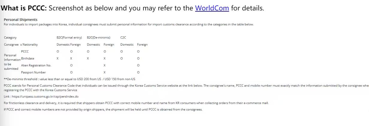 FedEx，UPS 发往欧盟，韩国等国家通知.以免影响清关
