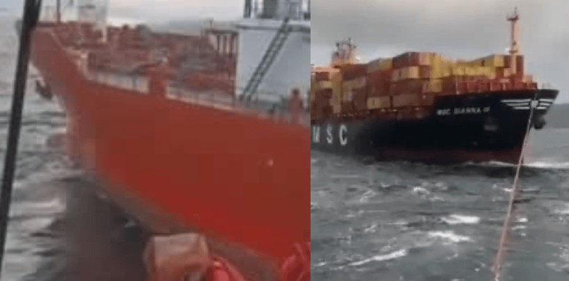 驚！MSC集裝箱船和一油輪在土耳其水域接連遇險